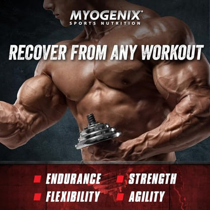 Myogenix Aftershock Post Workout, Muscle Growth Whey Protein Powder | Anabolic Whey Protein and Mass Building Carbohydrates | Amino Stack Creatine and Glutamine Plus BCAAs | Fruit Punch 3 LBS