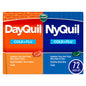 Vicks DayQuil and NyQuil Combo Pack, Cold & Flu Medicine, Powerful Multi-Symptom Daytime And Nighttime Relief For Headache, Fever, Sore Throat, Cough, 72 Count, 48 DayQuil, 24 NyQuil Liquicaps