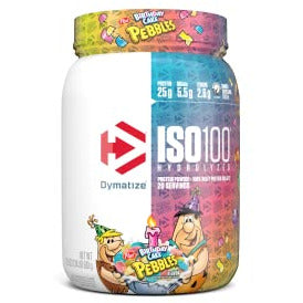 Dymatize ISO 100 Whey Protein Powder with 25g of Hydrolyzed 100% Whey Isolate, Gluten Free, Fast Digesting, Birthday Cake, 20 Servings