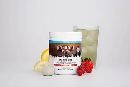 ROUNDHOUSE PROVISION Morning Kick, Powder Supplement for Healthy Digestion, Energy Levels, and Overall Wellness, 30 Servings