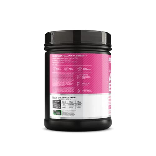 Optimum Nutrition Amino Energy - Pre Workout with Green Tea, BCAA, Amino Acids, Keto Friendly, Green Coffee Extract, Energy Powder - Watermelon, 65 Servings (Packaging May Vary)