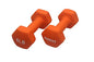 POWERT HEX Neoprene Dumbbell |Coated Colorful Hand Weights in Pair (E-6 lbs)