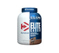 Dymatize Elite Casein Protein Powder, Slow Absorbing with Muscle Building Amino Acids, 100% Micellar Casein, 25g Protein, 5.4g BCAAs & 2.3g Leucine, Helps Overnight Recovery, Rich Chocolate, 4 Pound