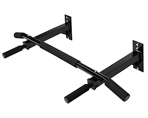 Yes4All Multifunctional Wall Mounted Pull Up Bar/Chin Up Bar Home Gym Workout Strength Training Equipment Large