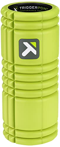 TRIGGERPOINT PERFORMANCE THERAPY GRID Foam Roller for Exercise, Deep Tissue Massage and Muscle Recovery, Original (13-Inch), Lime