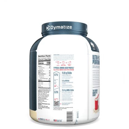 Dymatize ISO 100 Protein Powder with 25g of Hydrolyzed 100% Whey Isolate, Vanilla 5 Pound, Package may vary