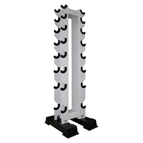 Ader Hex Cast Iron Grey Dumbbell Set (3, 5, 8, 10, 12, 15, 20, 25+ Vertical Rack)