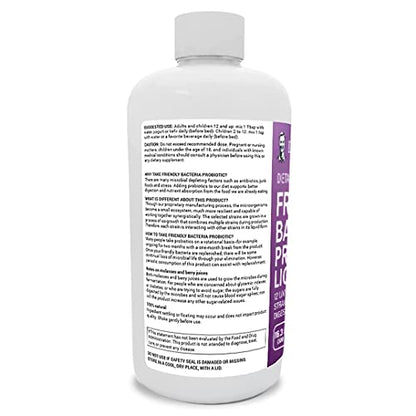 Dr. Berg's Friendly Probiotic Liquid Supplement Drink Mix w/ 12 Live Probiotics Strains & Lactobacillus Acidophilus - Digestive Health, Immune System & Gut Support for Men Women & Kids -1 Month Supply