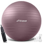 Trideer Yoga Ball - Exercise Ball for Workout pilates Stability - Anti-Burst and Slip Resistant for physical therapy, Birthing, Stretching & Core Workout, Office Ball Chair, Flexible Seating, Home Gym