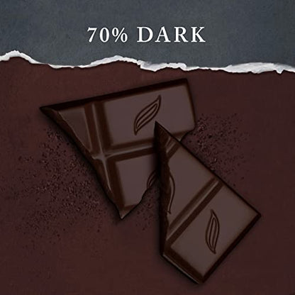 Green & Black's Organic Dark Chocolate Bar, 70% Cacao, 10 - 3.17 oz Bars