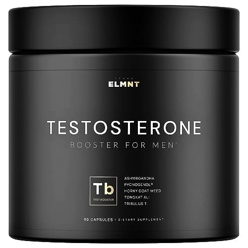 21,800mg Testosterone Booster for Men 8X Strength w. Ashwagandha, Tongkat Ali, Pycnogenol, Tribulus - Total T Male Enhancing Test Booster + Muscle Builder Workout Testosterone Supplement for Men