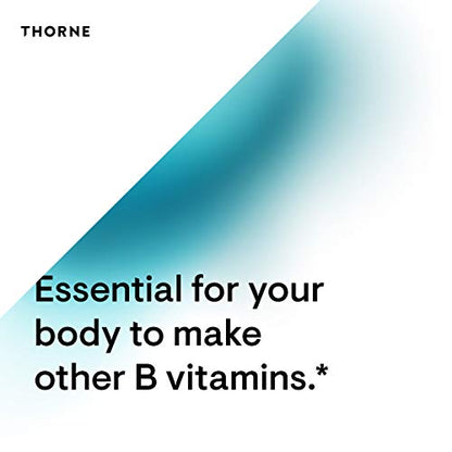 Thorne Riboflavin 5'-Phosphate - Bioactive Form of Vitamin B2 for Methylation Support - 60 Capsules