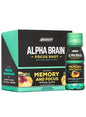 Onnit Alpha BRAIN Focus Energy Shot Supplement - Energy, Focus, Mood, Stress, Brain Booster Drink - Tropical (2.5 fl oz, 6 ct)