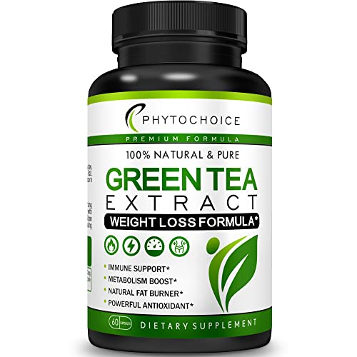 Green Tea Extract-Natural Appetite Suppressant for Weight Loss for Women and Men-Green Tea Fat Burner Pills-Diet Pills That Work to Help Lose Weight Fast for Women-Stomach Belly Fat Burning Capsules