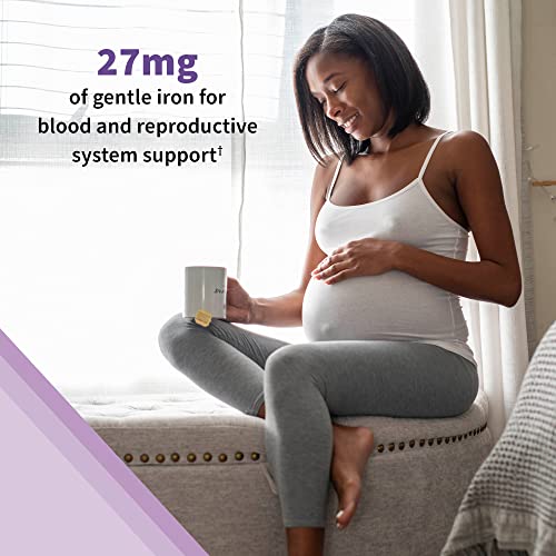 Garden of Life Prenatal Gummy Vitamins for Women with Iron:Folate,Biotin,D3&B12+Probiotics for Digestion,Vitamin Code Multivitamin,Non-GMO,Gluten-Free,90 Cherry Lemonade Gummies, 30 Day Supply