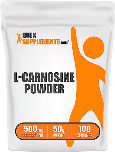 BulkSupplements.com L-Carnosine Powder Eye Supplement - Carnosine Supplement (50 Grams - 1.8 oz)