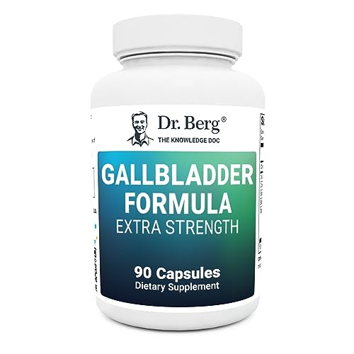 Dr. Berg Gallbladder Formula Extra Strength - Made w/Purified Bile Salts & Ox Bile Digestive Enzymes - Includes Carefully Selected Digestive Herbs - Full 45 Day Supply - 90 Capsules