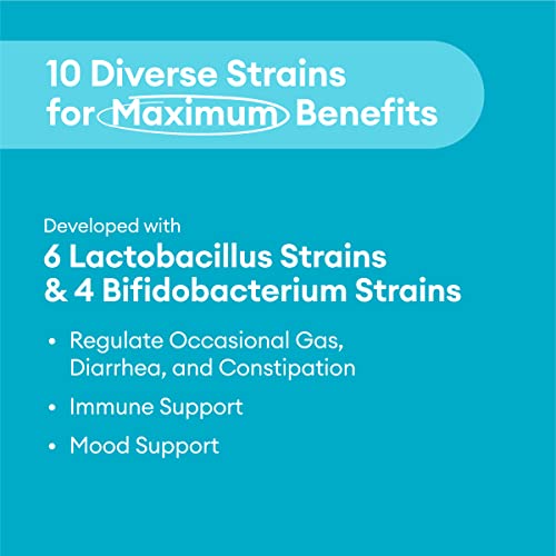 Physician's CHOICE Probiotics 60 Billion CFU - 10 Strains + Organic Prebiotics - Digestive & Gut Health - Supports Occasional Constipation, Diarrhea, Gas & Bloating - Probiotics For Women & Men - 60ct