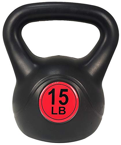 BalanceFrom Wide Grip Kettlebell Exercise Fitness Weight Set, 45LB Set of 3: 10/15/20LB