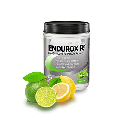 PacificHealth Endurox R4, Post Workout Recovery Drink Mix with Protein, Carbs, Electrolytes and Antioxidants for Superior Muscle Recovery, Net Wt. 2.29 lb, 14 Serving (Lemon Lime)