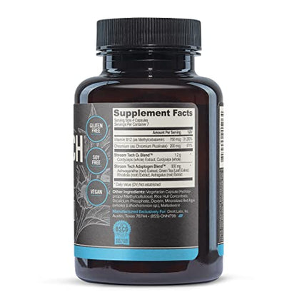 Onnit Shroom Tech SPORT: Clinically Studied Preworkout Supplement with Cordyceps Mushroom (28ct)