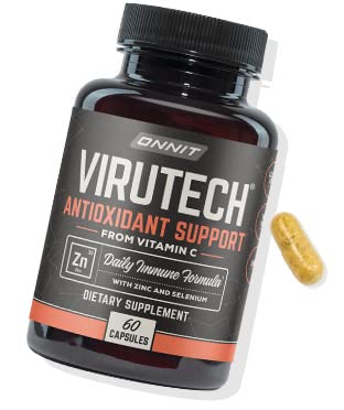 Onnit ViruTech: Antioxidant Formula with Vitamin C, Zinc, and Selenium (60ct)