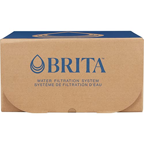 Brita Large Water Filter Pitcher for Tap and Drinking Water with SmartLight Filter Change Indicator + 1 Standard Filter, Lasts 2 Months, 10-Cup Capacity, Christmas Gift for Men and Women, Black