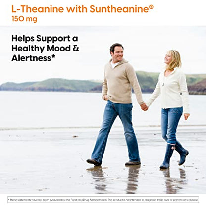 Doctor's Best L-Theanine Contains Suntheanine, Helps Reduce Stress & Sleep, Non-GMO, Gluten Free, Vegan, 150 mg (DRB-00197), 90 Count