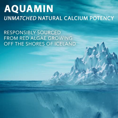 PlantFusion Vegan Calcium, Premium Plant Based Calcium (1000mg) Sourced from Icelandic Red Algae, Plus Magnesium, D3, K2, and Boron, 90 Vegan Tablets