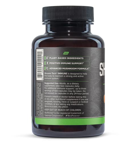 Onnit Shroom Tech IMMUNE: Daily Immune Support Supplement with Chaga Mushroom (30ct)