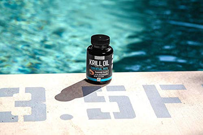 ONNIT Antarctic Krill Oil - 1000mg Per Serving - No Fishy Smell or Taste - Packed with Omega-3s, EPA, DHA, Astaxanthin & Phospholipids - Supports Healthy Joints, Brain, Heart, and Blood Pressure