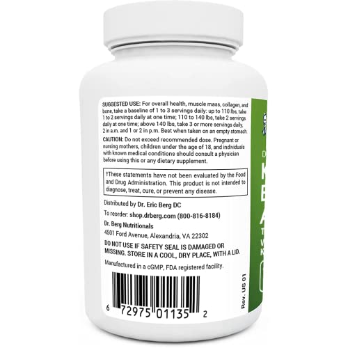 Dr. Berg's Keto Essential Aminos - Contains 8 Essentials Amino Acids -Keto Friendly & Rich in Protein Vegan Tablets - Workout & Muscle Recovery Energy Supplements - Support Healthy Hormones -150 Tabs