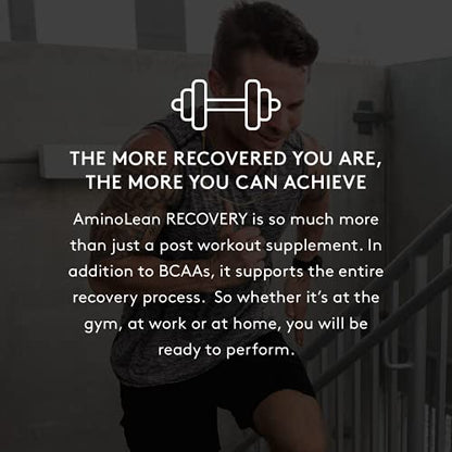 RSP AminoLean Recovery - Post Workout BCAAs Amino Acids Supplement + Electrolytes, BCAAs and EAAs for Hydration Boost, Immunity Support - Muscle Recovery Drink, Vegan Aminos, Blood Orange