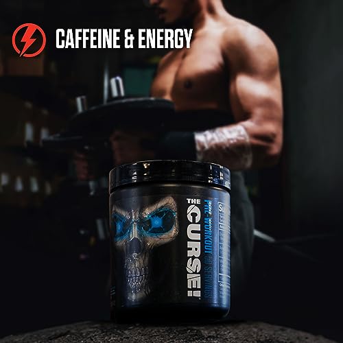 JNX SPORTS The Curse! Pre Workout Powder Increases Blood Flow, Boosts Strength and Energy, Improves Exercise Performance with Creatine … (Peach Rings)