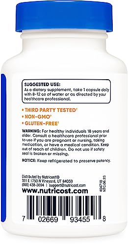 Nutricost Probiotic Complex - 50 Billion CFU, 60 Capsules - Probiotic for Men and Women - Vegetarian Capsules, Non-GMO, Gluten Free