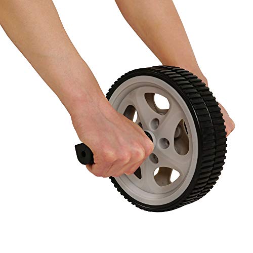 Sunny Health & Fitness Ab Roller Wheel for Abdominal Exercise Core Trainer Wheel Roller - NO. 003 , Black