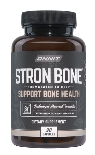 Onnit Stron Bone with Strontium and Vitamin K2 (90 Capsules) - Formulated to Help Support Bone Health