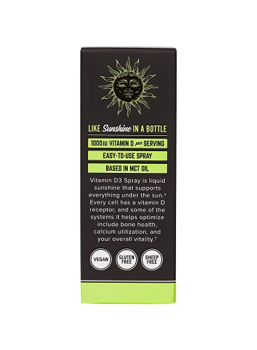 ONNIT Labs Passion Fruit Guava Vitamin D3 Spray with Vitamin K2, 0.8 FZ