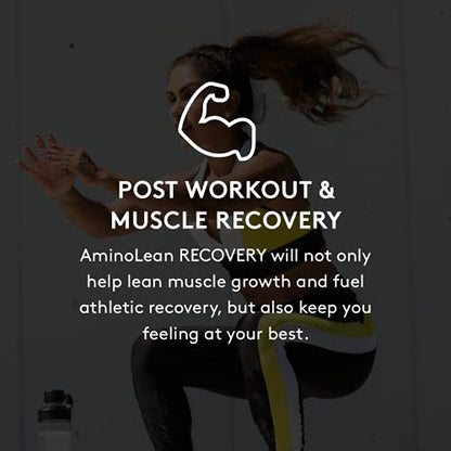 RSP AminoLean Recovery - Post Workout BCAAs Amino Acids Supplement + Electrolytes, BCAAs and EAAs for Hydration Boost, Immunity Support - Muscle Recovery Drink, Vegan Aminos, Blood Orange