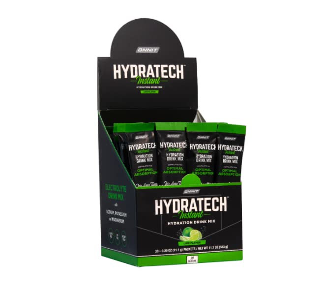 ONNIT HYDRATech™ Instant Electrolyte Replenishment Hydration Multiplier Drink Mix Powder - Fresh Lime (30ct)