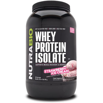 NutraBio 100% Whey Protein Isolate (Chocolate Peanut Butter, 2 Pound)