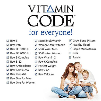 Garden of Life Vitamin Code Whole Food Multivitamin for Men - 120 Capsules, Vitamins for Men + Fruit & Veggie Blend and Probiotics for Energy, Heart & Prostate Health, Vegetarian Mens Multivitamins