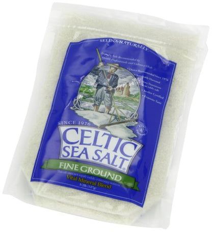 Celtic Sea Salt, Fine Ground Resealable Bag, 8 oz