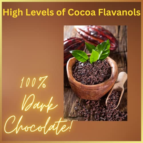 100% Pure Organic Cacao Nibs - 16 Oz - Unsweetened Dark Chocolate Nibs - Raw Cocoa Nibs