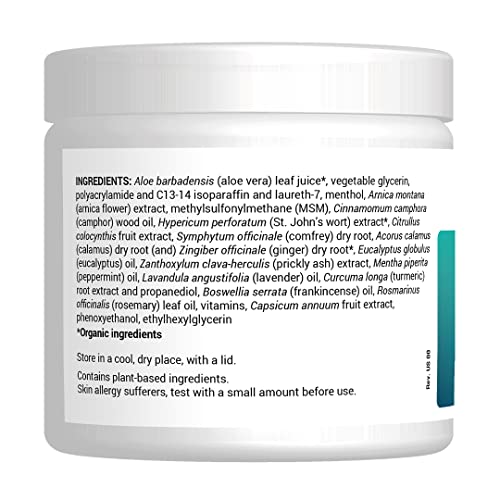 Dr. Berg's Joint & Muscle Cream - Workout Recovery, Full-Body Relaxation, Skin Nourishment - Sore Muscle Cream with Arnica and MSM - 4 oz.