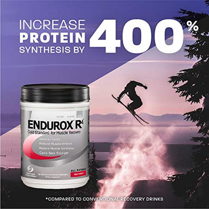 PacificHealth Endurox R4, Post Workout Recovery Drink Mix with Protein, Carbs, Electrolytes and Antioxidants for Superior Muscle Recovery, Net Wt. 2.29 lb, 14 Serving (Lemon Lime)