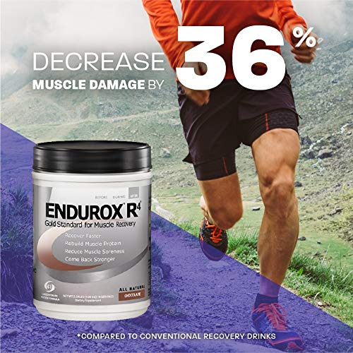 PacificHealth Endurox R4, Post Workout Recovery Drink Mix with Protein, Carbs, Electrolytes and Antioxidants for Superior Muscle Recovery, Net Wt. 2.29 lb, 14 Serving (Lemon Lime)