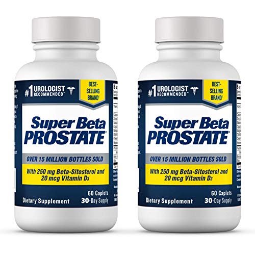 New Vitality Super Beta Prostate Support Supplement for Men's Health - Reduce Bathroom, Promote Sleep, Better Bladder Emptying & Healthy Prostate, Beta Sitosterol (120ct, 2 Bottle)