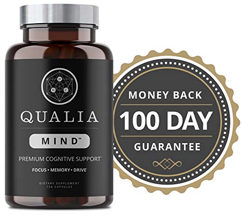 NEUROHACKER COLLECTIVE Qualia Mind Nootropics | Top Brain Supplement Capsule for Memory, Focus, Mental Energy, and Concentration with Ginkgo biloba, Alpha GPC, Bacopa monnieri, DHA & More (154 Ct)