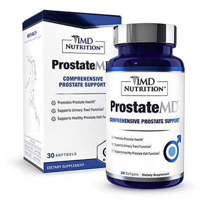 1MD Nutrition ProstateMD Saw Palmetto Prostate Support Supplement - Support for Urinary Tract and Frequent Bathroom Urges | 30 Day Supply